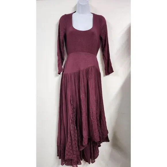 Free People Sea Me Maxi Dress Size S - Picture 2 of 7